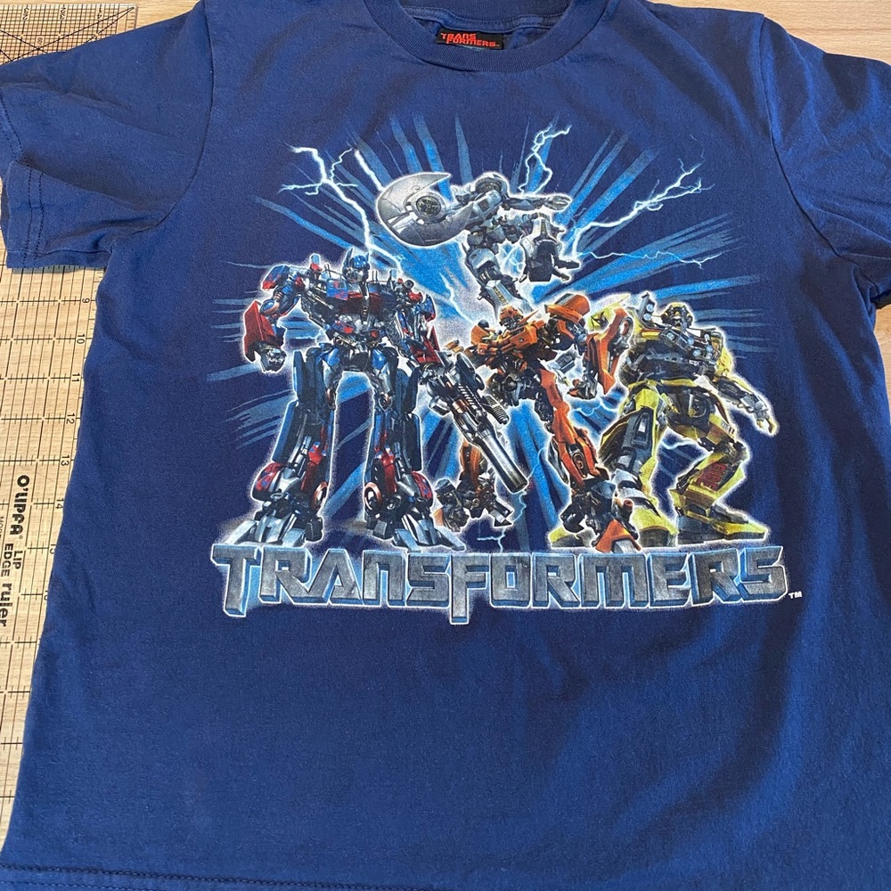 Transformers 2007 Sz 14/16 XL 100% Cotton navy blue
